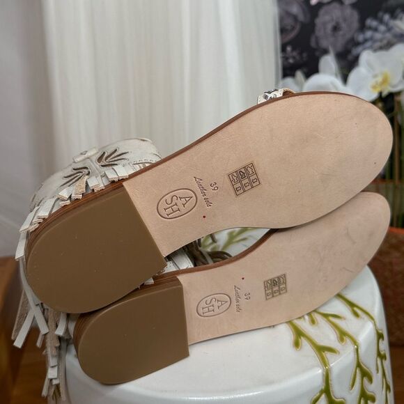 Free People Ash Dakota Fringe Sandals - White - Picture 9 of 10